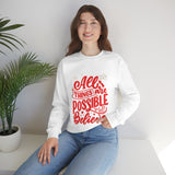 Womens 2023 Positive Message Sweatshirt