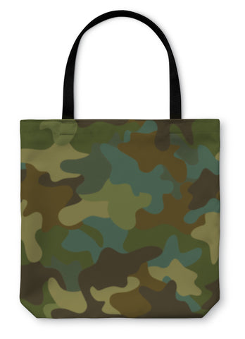 Tote Bag, Camouflage Pattern
