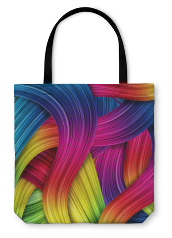 Tote Bag, Colorful Abstract