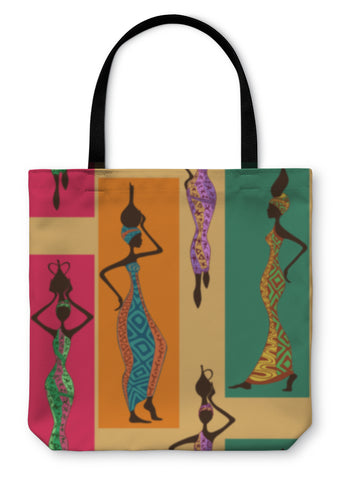 Tote Bag, Pattern Of African Women