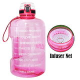 Big Gallon Water Bottle With Filter BPA free