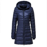 S~6XL Women White Duck Down Jacket